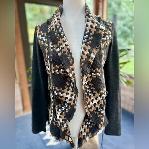 EUC VEX boutique brand open front cardigan, euro size 38, US 8.